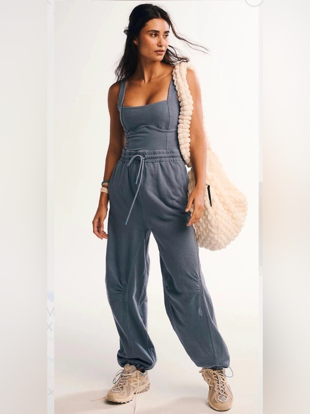 Free People Inbound Onesie - Midnight Navy - NWT - Size Small